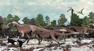 Ci fu un dinosauro piumato era il cugino del T-Rex Foto